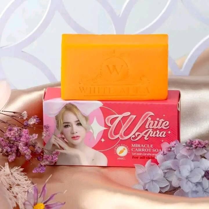 WHITE AURA MAGIC CARROT SOAP